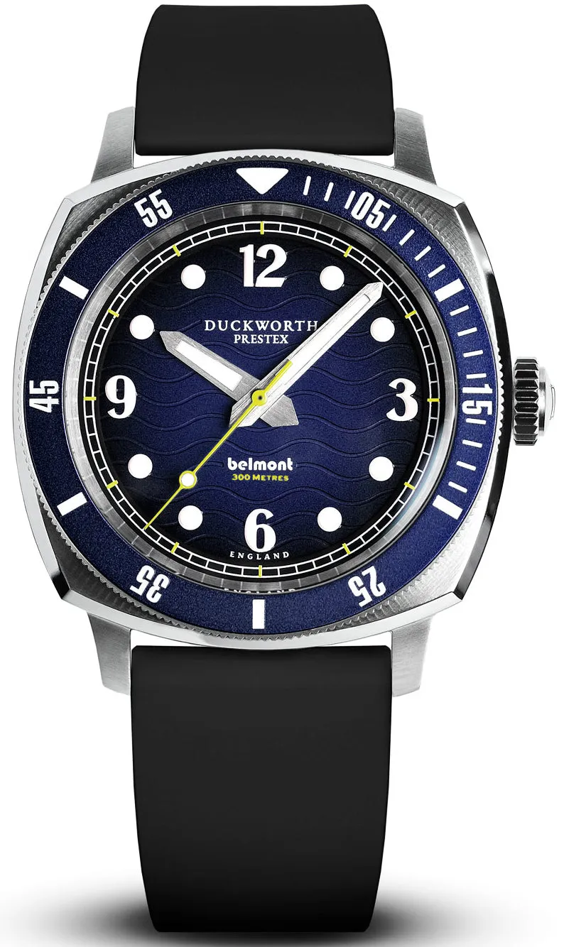 Duckworth Prestex Belmont Dive Blue Black Rubber