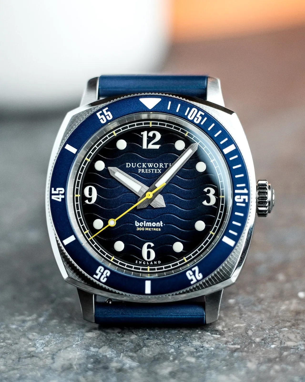 Duckworth Prestex Belmont Dive Blue Blue Rubber