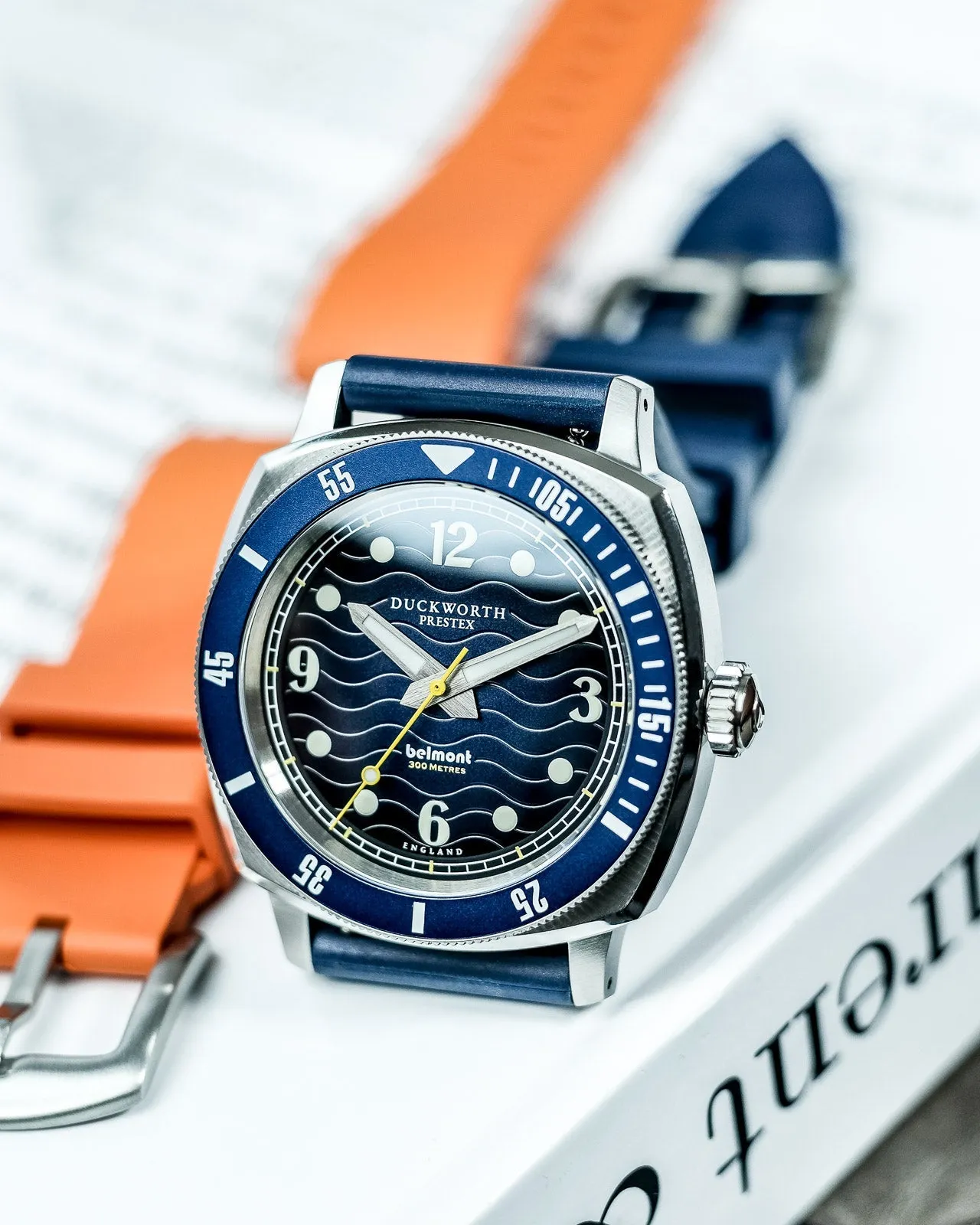 Duckworth Prestex Belmont Dive Blue Blue Rubber