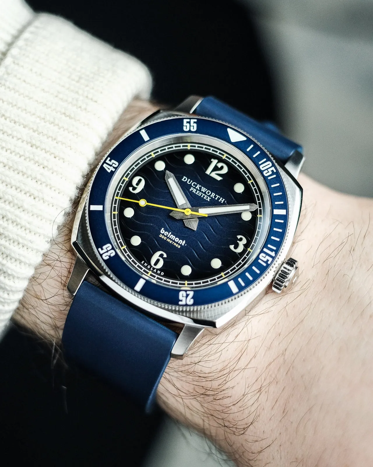 Duckworth Prestex Belmont Dive Blue Blue Rubber