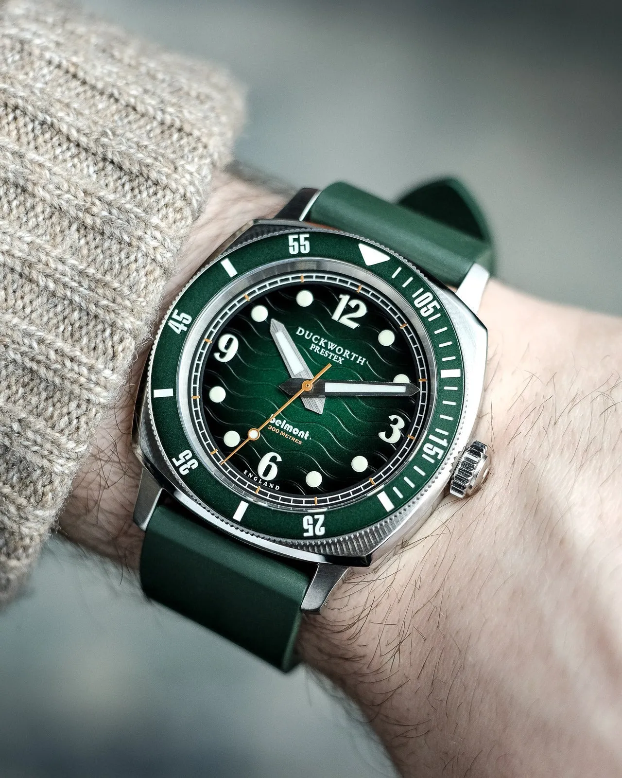 Duckworth Prestex Belmont Dive Green Green Rubber
