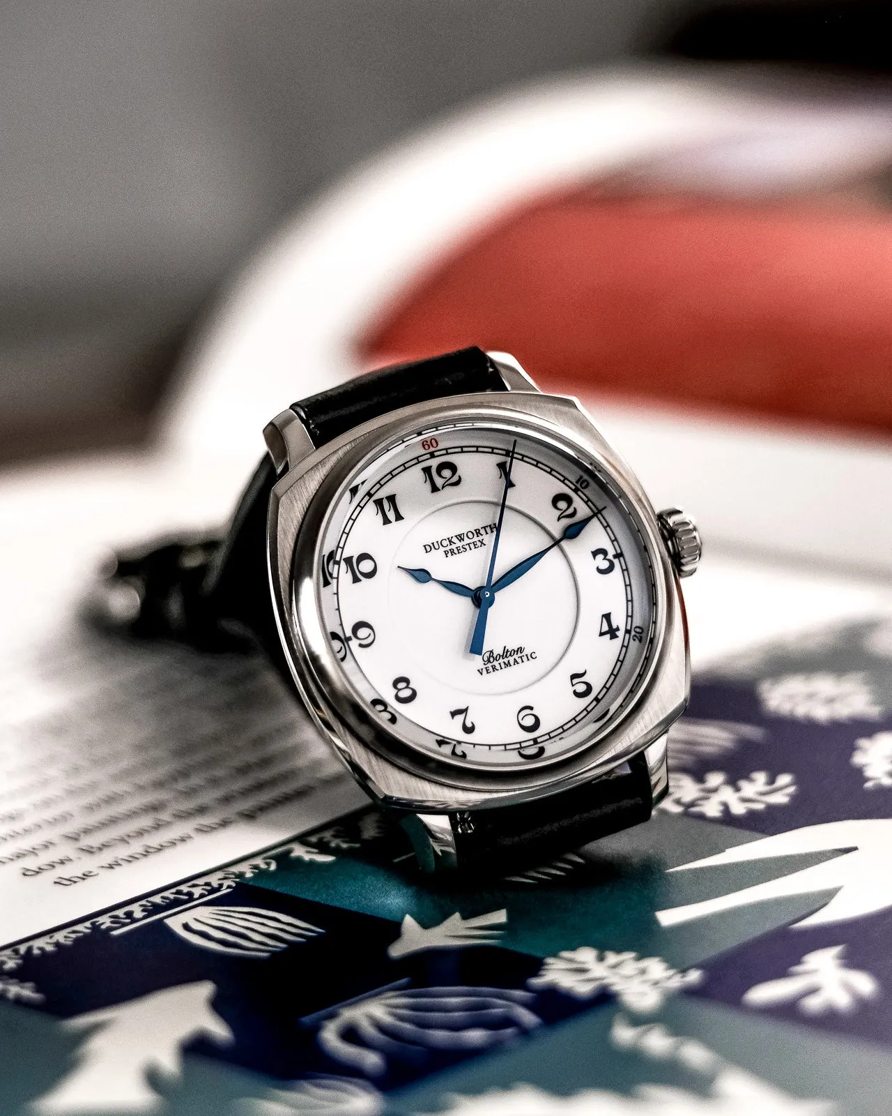 Duckworth Prestex Bolton Verimatic White Black Leather