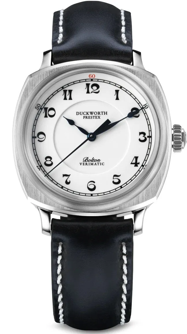 Duckworth Prestex Bolton Verimatic White Black Leather