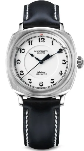 Duckworth Prestex Bolton Verimatic White Black Leather
