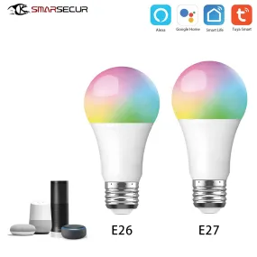EU/US Standard Tuya/Smart Life 10W 6500K WiFI Bulb Light  for Google Home Amazon Alexa Voice Control
