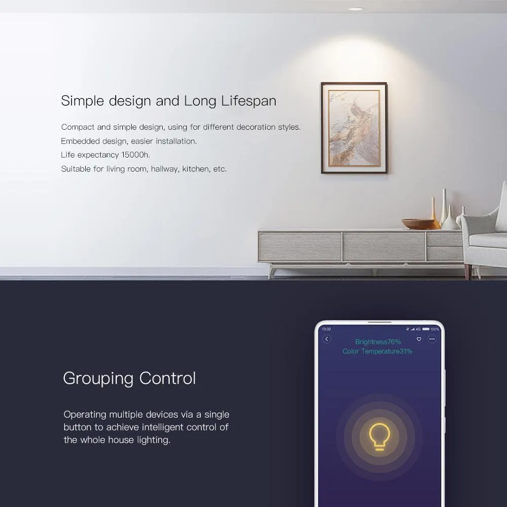 EU/US Standard Tuya/Smart Life 10W 6500K WiFI Bulb Light  for Google Home Amazon Alexa Voice Control