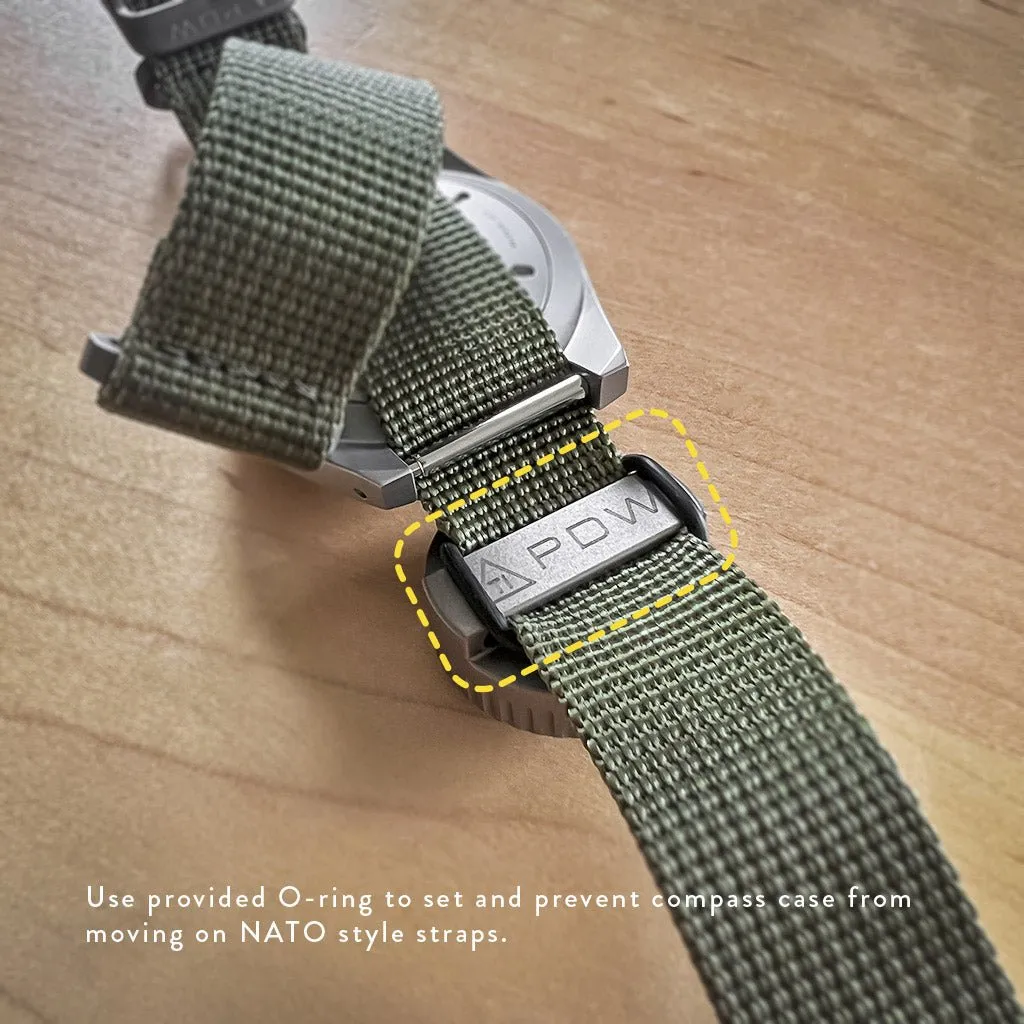 Expedition Watch Band Compass Kit Ti - Gray