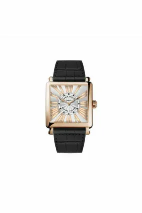 franck muller master square 18k rose gold unisex watch 6002 m qz rel r