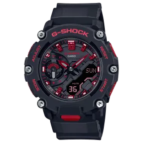 G-Shock Ignite Red Line Black Resin Band Watch GA2200BNR-1A