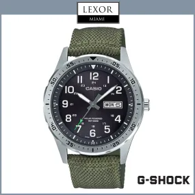 G-Shock MTPS120L-3AV Solar Analog Green Strap Men Watches