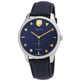 Gucci G-Timeless Automatic Blue Dial Men's Watch YA126347
