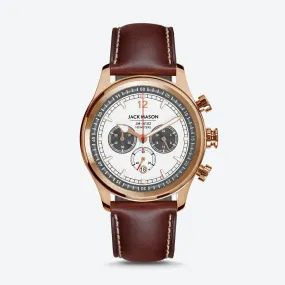 Halyard Chronograph (White   Brown)