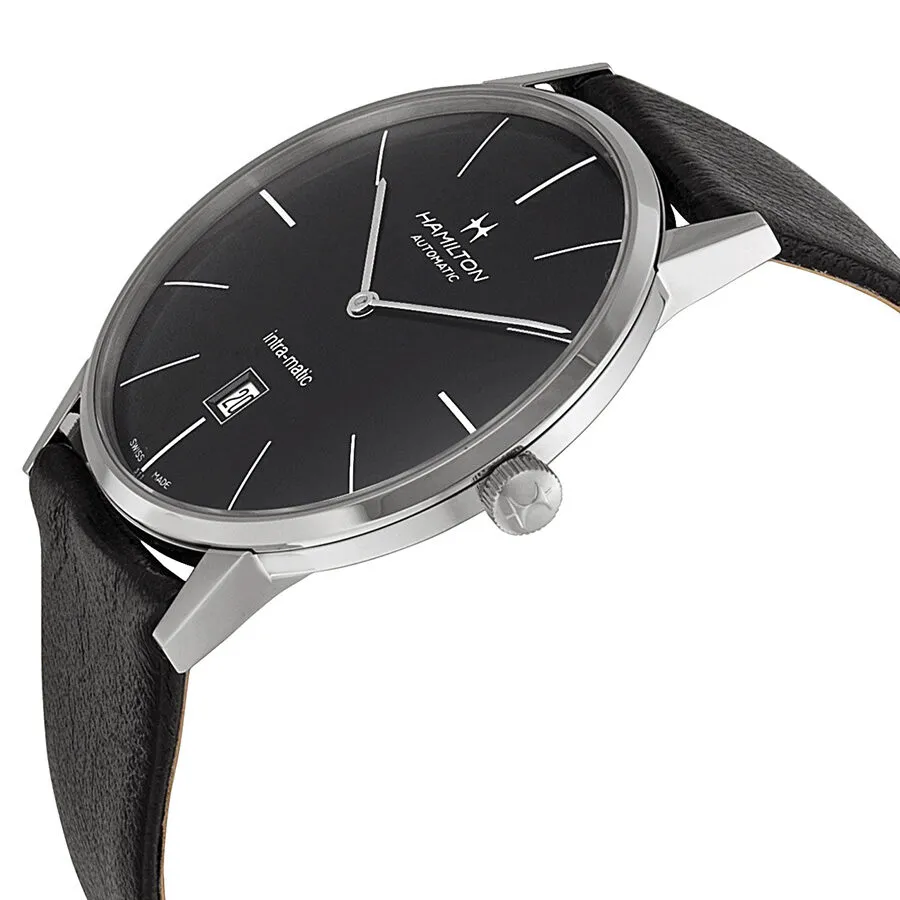 Hamilton Intra-Matic Automatic Black Dial Men's Watch H38755731