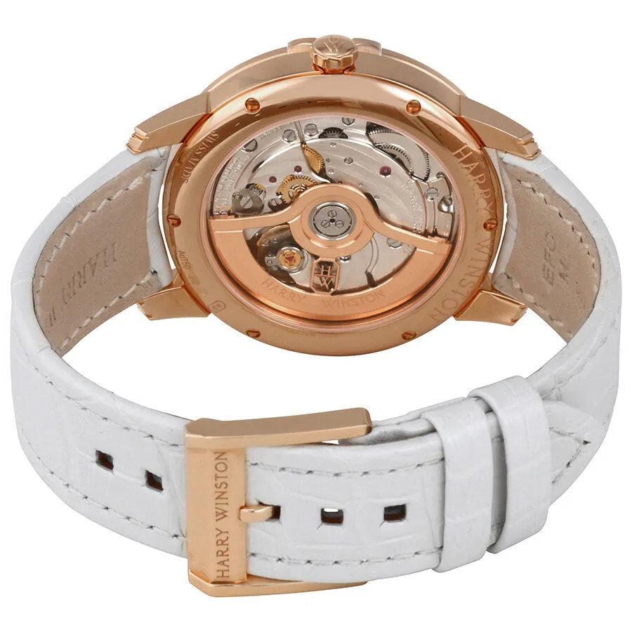 Harry Winston Midnight White Mother Of Pearl Dial Automatic Ladies Watch MIDAMP36RR001