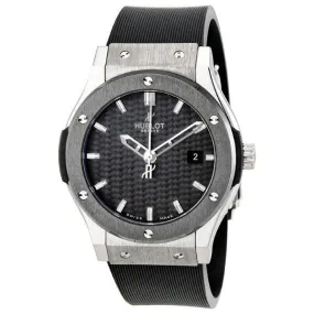 Hublot Classic Fusion Black Dial Automatic Rubber Strap Men's Watch 542.ZM.1170.RX