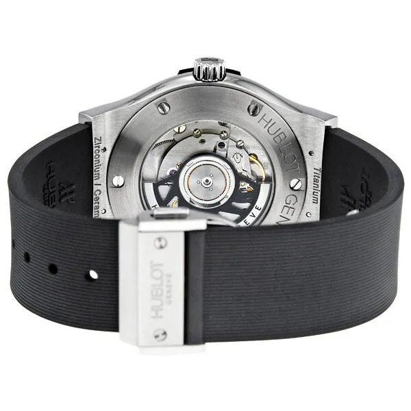 Hublot Classic Fusion Black Dial Automatic Rubber Strap Men's Watch 542.ZM.1170.RX