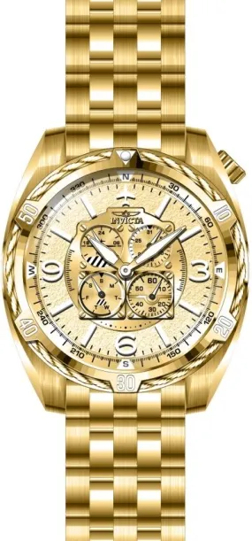 Invicta Aviator Quartz Gold Dial Gold-tone Men's Watch 28088