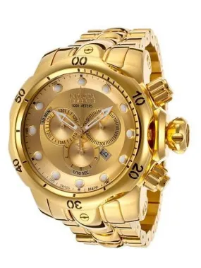 Invicta Men's Venom Reserve Chronograph 18K Gold Plated Steel Gold-Tone Dial