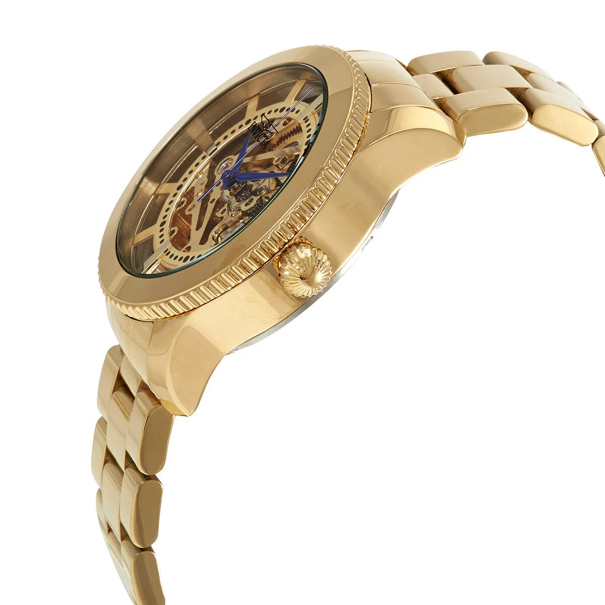 Invicta Objet D Art Automatic Gold Skeleton Dial Men's Watch 27551