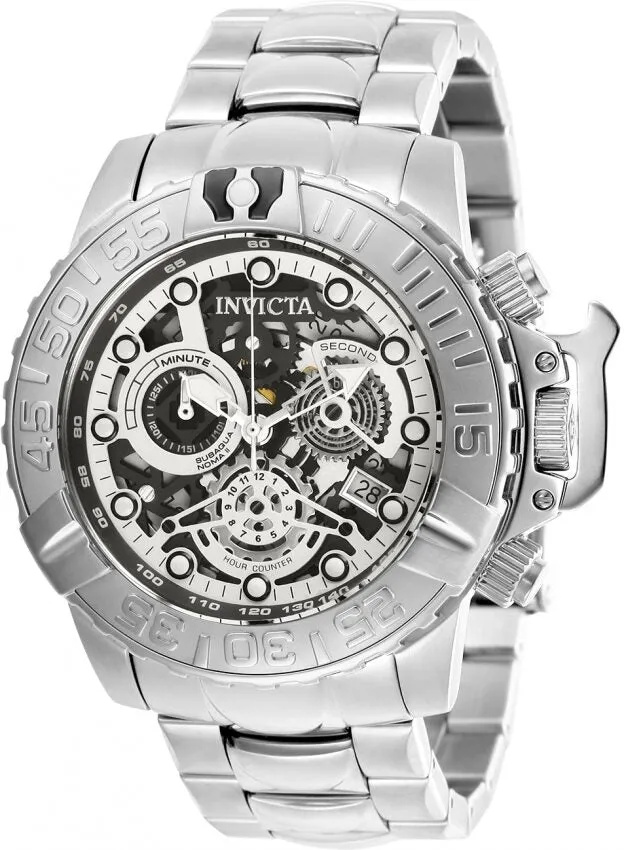 Invicta Subaqua Noma Reserve Chronograph Gunmetal Skeleton Dial Men's Watch 18233