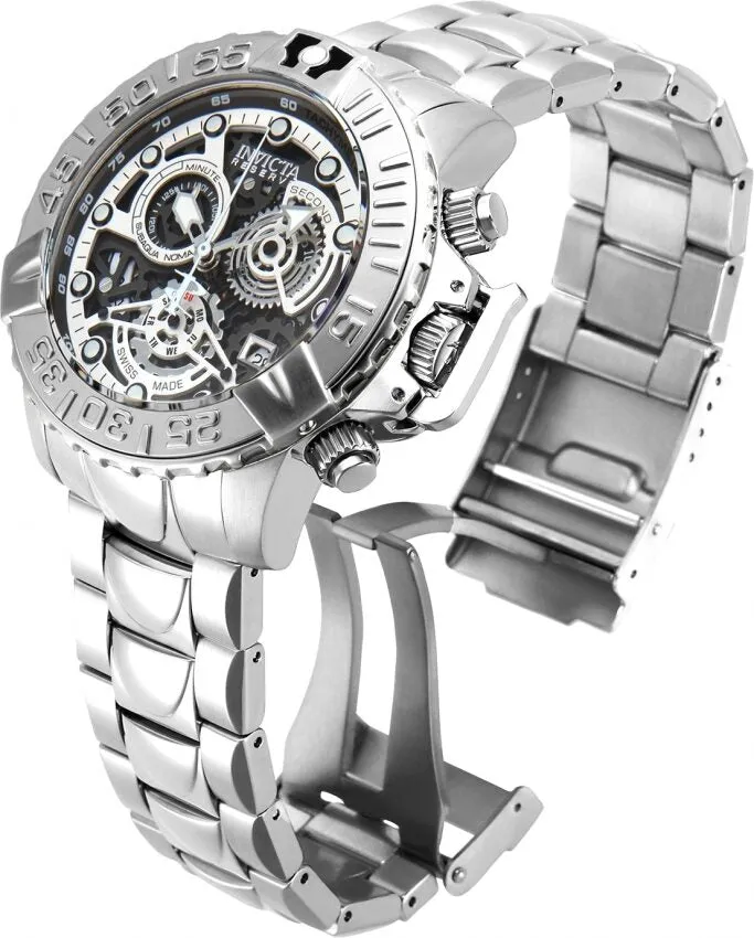 Invicta Subaqua Noma Reserve Chronograph Gunmetal Skeleton Dial Men's Watch 18233
