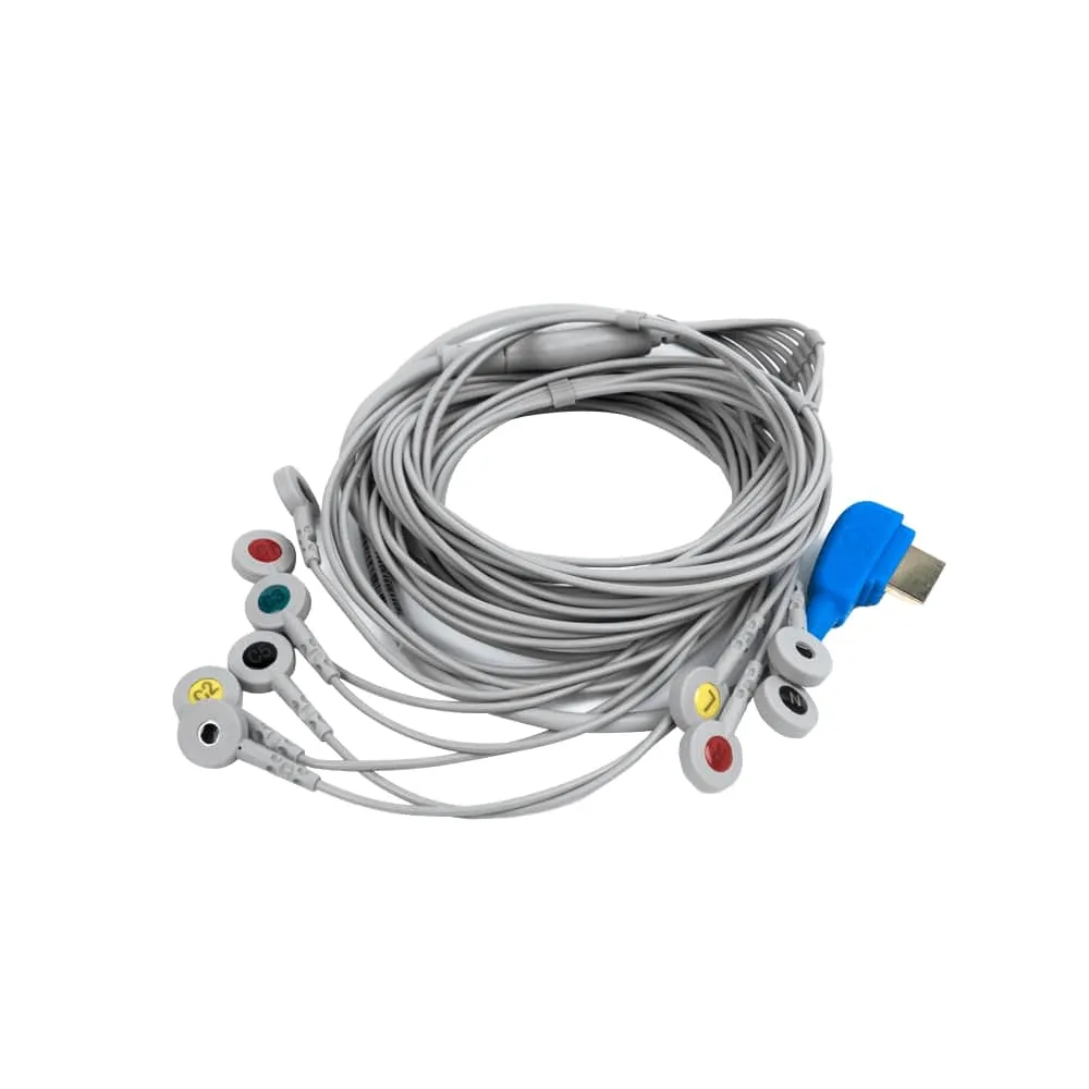 Lead Wires of 12-Lead Pocket ECG Machine
