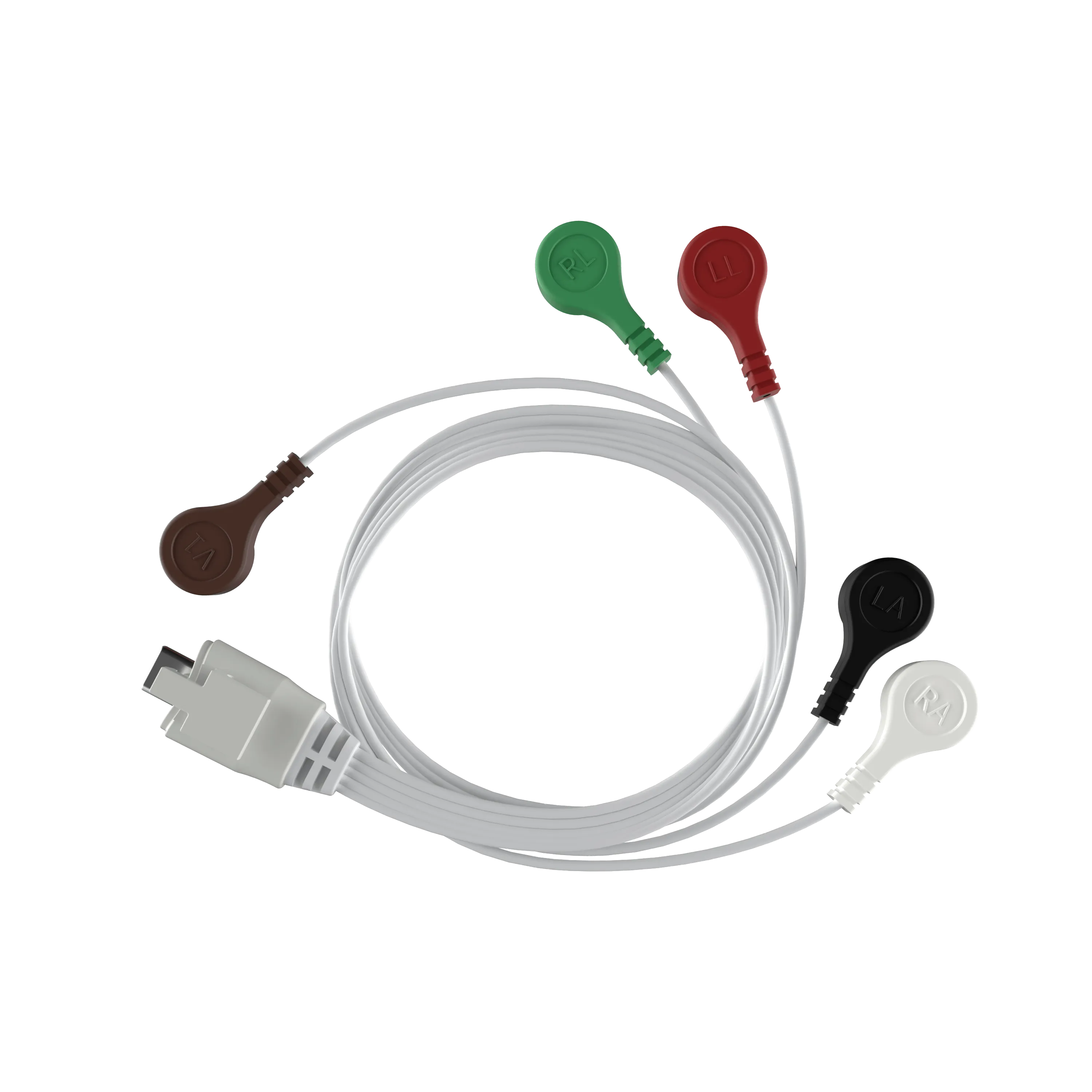 Lead Wires of Lepod Pro 7-Lead Holter Monitor