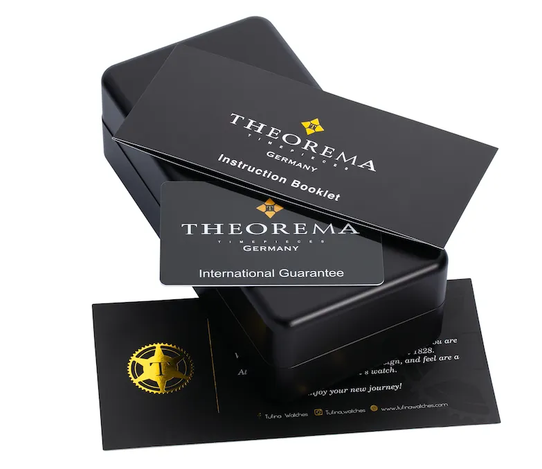 Limited Edition. Lugano Tourbillon by Theorema Germany - GM-904-1 |Silver|