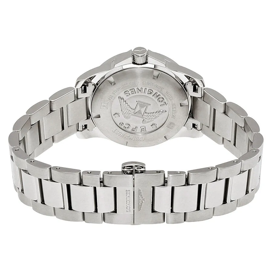 Longines Conquest Black Dial Diamond Ladies Watch L3.280.0.57.6