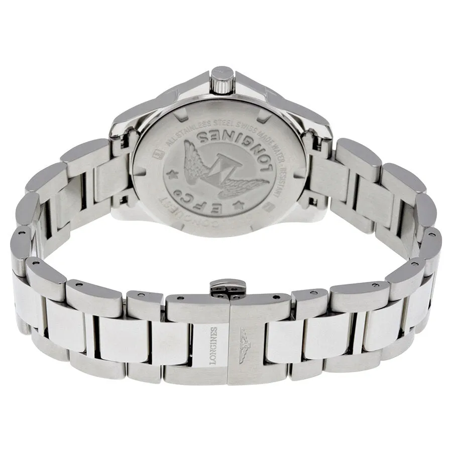 Longines Conquest Black Dial Diamond Ladies Watch L3.378.4.57.6
