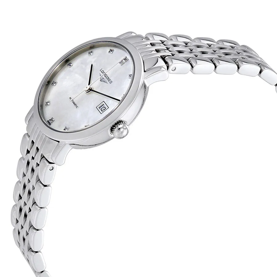 Longines Elegant Mother of Pearl Dial Ladies Watch L43104876