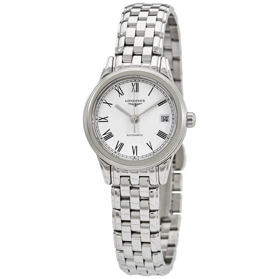 Longines Flagship White Matte Dial Automatic Ladies Watch L4.274.4.11.6