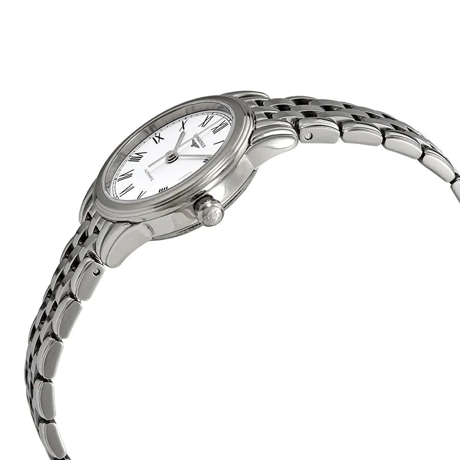 Longines Flagship White Matte Dial Automatic Ladies Watch L4.274.4.11.6