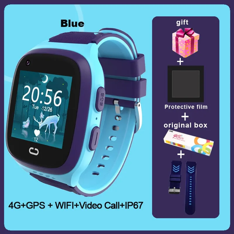 LT31 4G Kids Smart Watch WIFI GPS Tracker Baby Phone Watch SOS HD Video Call Touch Screen IP67 Waterproof children&#39;s Smartwatch