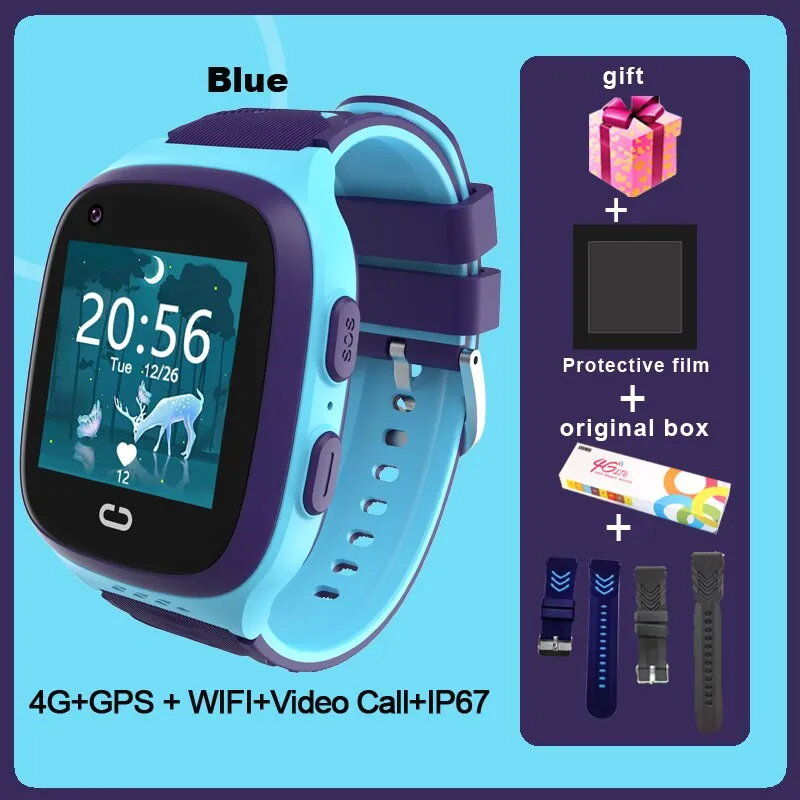 LT31 4G Kids Smart Watch WIFI GPS Tracker Baby Phone Watch SOS HD Video Call Touch Screen IP67 Waterproof children&#39;s Smartwatch