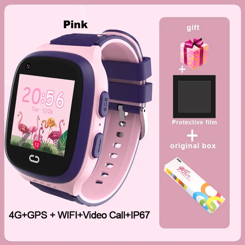 LT31 4G Kids Smart Watch WIFI GPS Tracker Baby Phone Watch SOS HD Video Call Touch Screen IP67 Waterproof children&#39;s Smartwatch