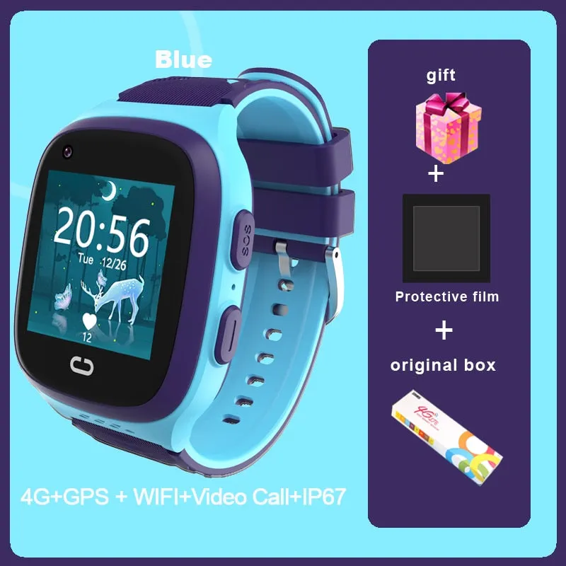 LT31 4G Kids Smart Watch WIFI GPS Tracker Baby Phone Watch SOS HD Video Call Touch Screen IP67 Waterproof children&#39;s Smartwatch