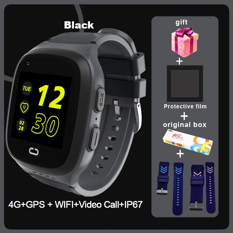LT31 4G Kids Smart Watch WIFI GPS Tracker Baby Phone Watch SOS HD Video Call Touch Screen IP67 Waterproof children&#39;s Smartwatch