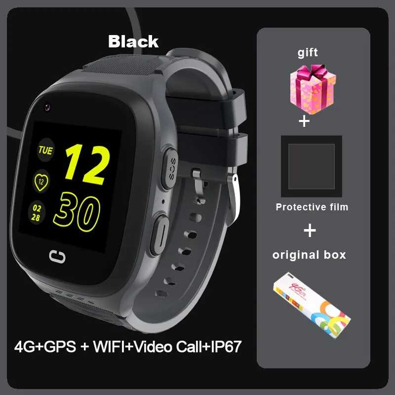 LT31 4G Kids Smart Watch WIFI GPS Tracker Baby Phone Watch SOS HD Video Call Touch Screen IP67 Waterproof children&#39;s Smartwatch