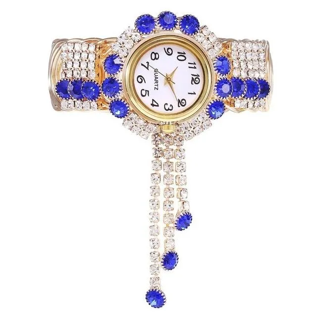 Luxury Fashion Rhinestones Relogio Feminino Bracelet Wrist Watches