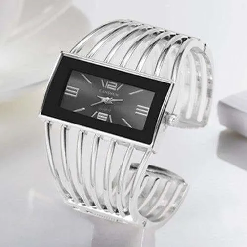Luxury Fashion Watch Rose Gold Bangle Bracelet