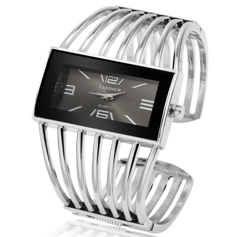 Luxury Fashion Watch Rose Gold Bangle Bracelet