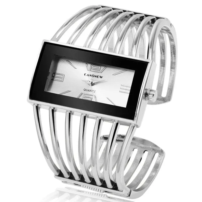 Luxury Fashion Watch Rose Gold Bangle Bracelet