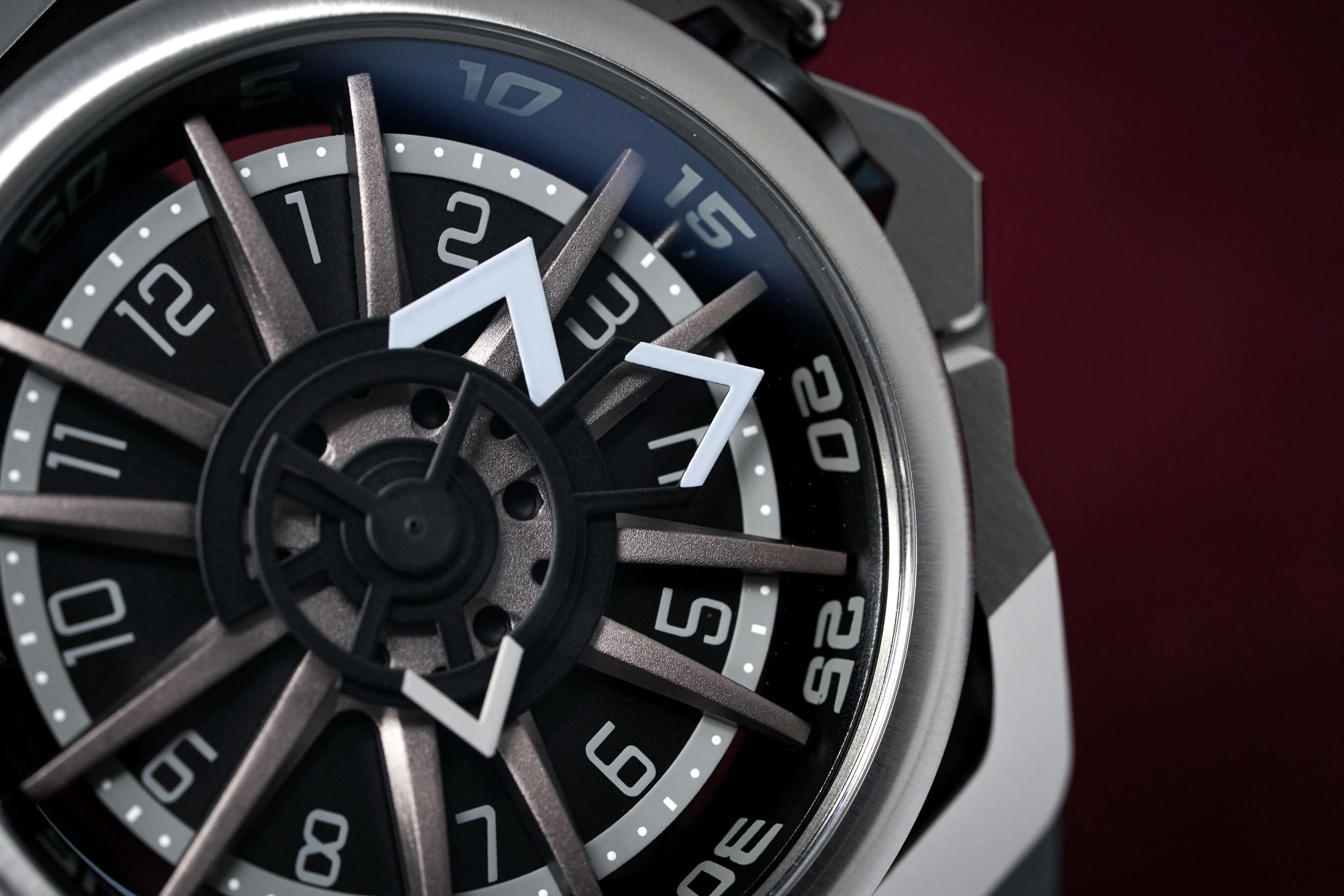 Mazzucato Reversible Watch RIM Dark Grey