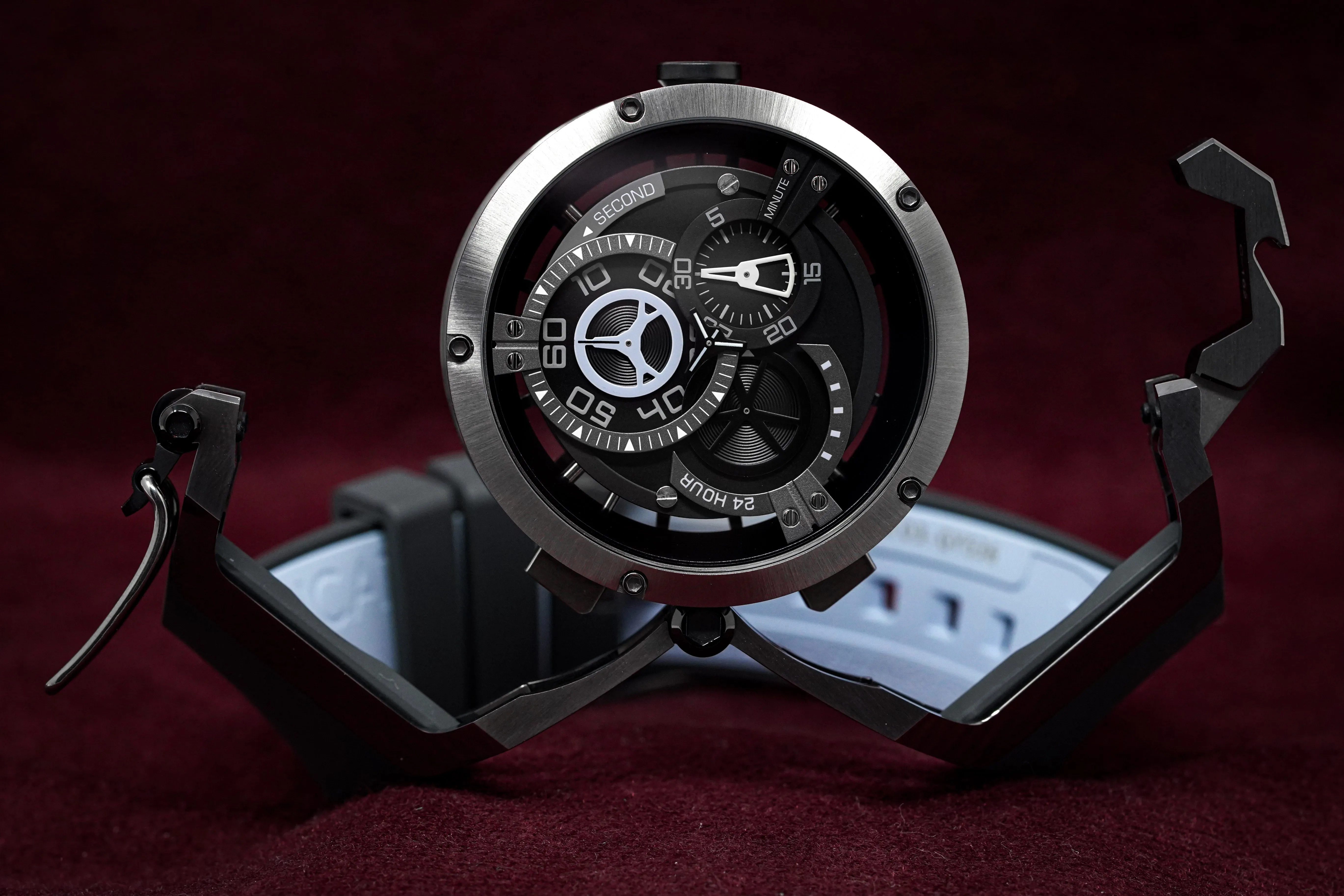 Mazzucato Reversible Watch RIM Dark Grey