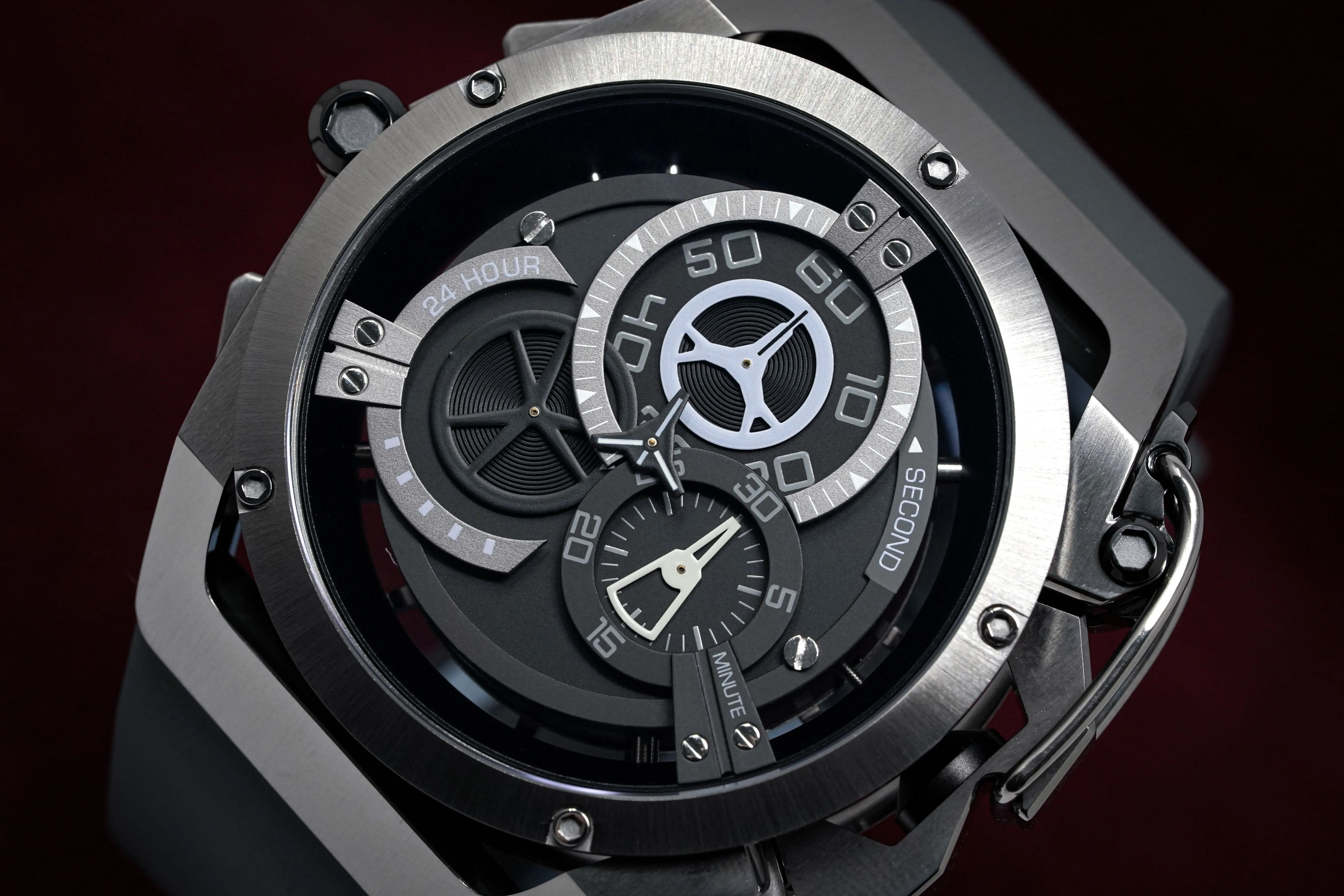 Mazzucato Reversible Watch RIM Dark Grey