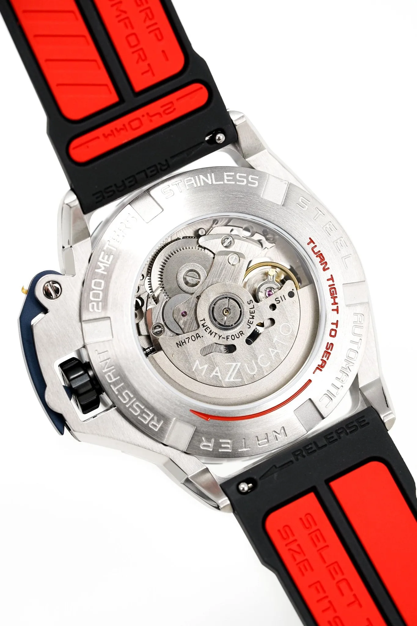 Mazzucato RIM SUB Men's Automatic Watch Black SK1-BL