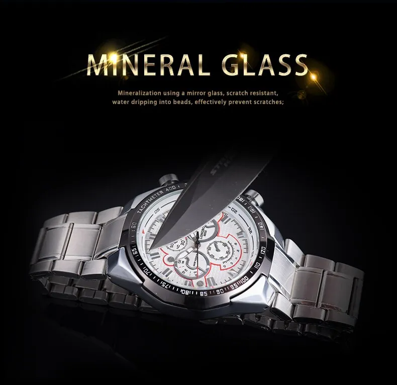 Men's Fashion New Luxury Waterproof Watches