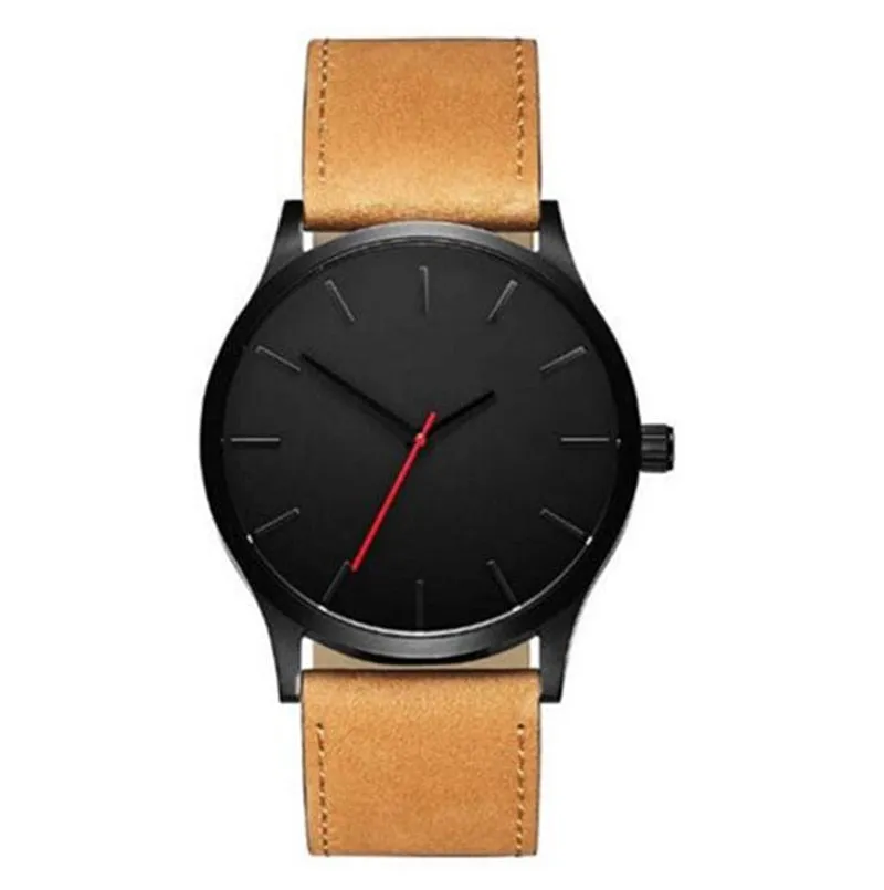 Men's Watch Fashion Leather Quartz Watch Casual Sports Watches