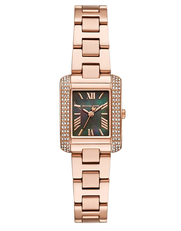 Michael Kors-Emery Three-Hand Rose Gold-Tone Stainless Steel Watch-MK4868-788796